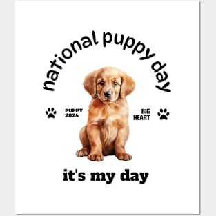 National Puppy Day Posters and Art